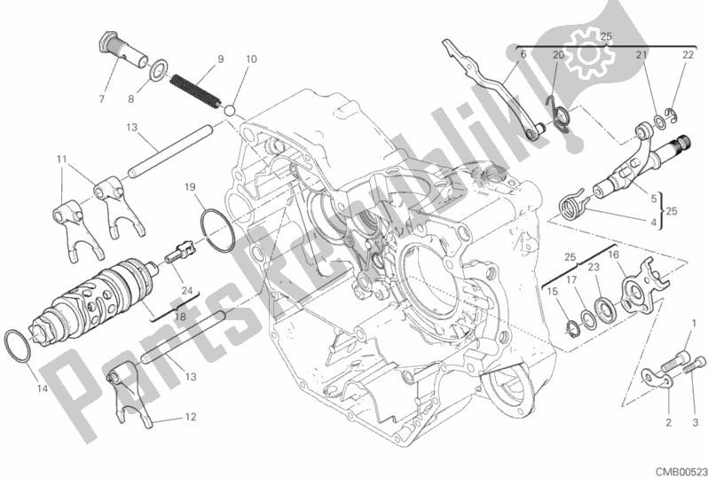 All parts for the Shift Cam - Fork of the Ducati Scrambler Icon 803 2019