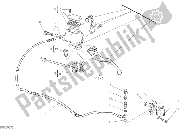 Todas as partes de Controle De Embreagem do Ducati Scrambler Icon 803 2020