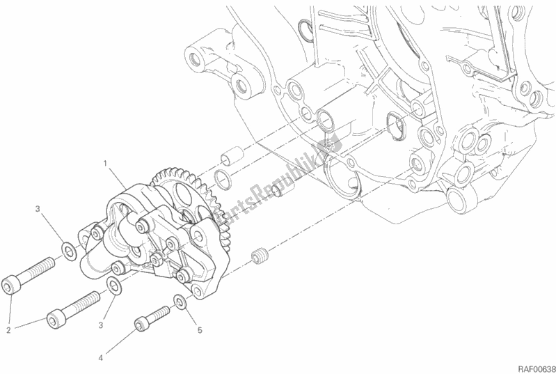 Alle onderdelen voor de Oliepomp van de Ducati Scrambler Icon 803 2020