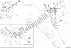 Rear brake system