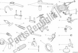 herramientas de servicio de taller, motor