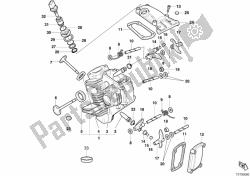 Horizontal cylinder head