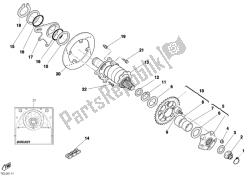 HUB, REAR WHEEL