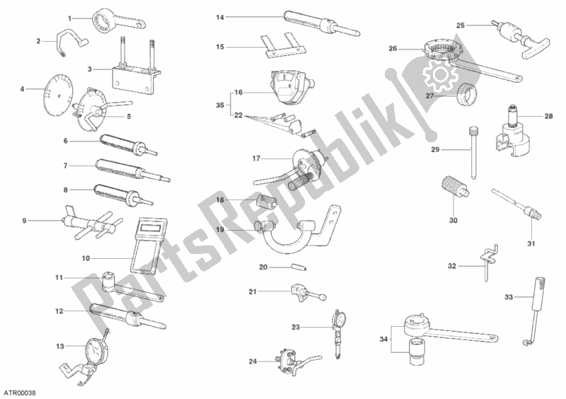 All parts for the Workshop Service Tools, Engine of the Ducati Sportclassic MH 900 E 2002