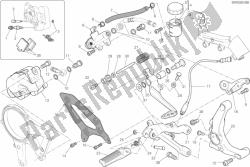 Rear brake system