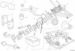 strumenti di servizio per officina (telaio)