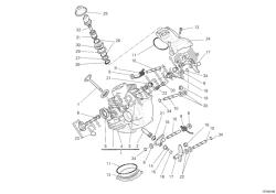 Horizontal cylinder head