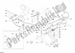 Rear brake system