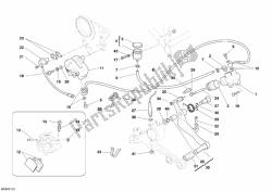 Rear brake system