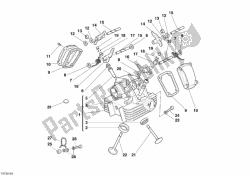 Vertical cylinder head