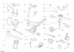 attrezzi di servizio dell'officina, motore