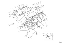 Vertical cylinder head