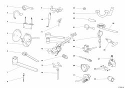 attrezzi di servizio dell'officina, motore