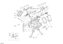 Vertical cylinder head