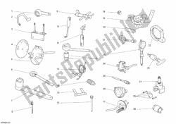 attrezzi di servizio dell'officina, motore