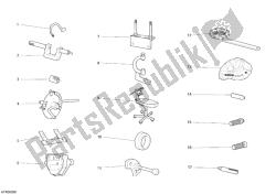 strumenti di servizio per officina, motore i