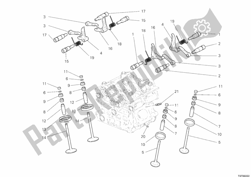 Tutte le parti per il Albero A Camme del Ducati Monster S4 RS 1000 2006