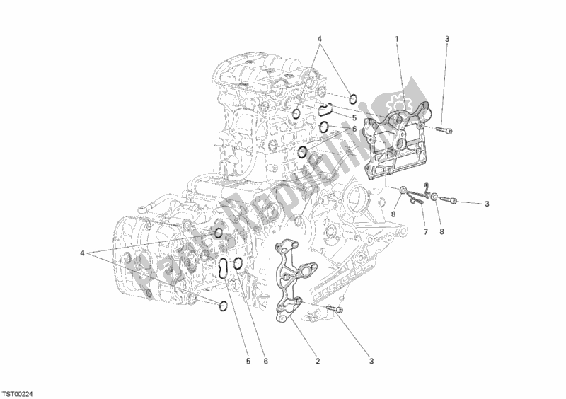 Todas las partes para Cubre La Cabeza de Ducati Monster S4 RS 1000 2007