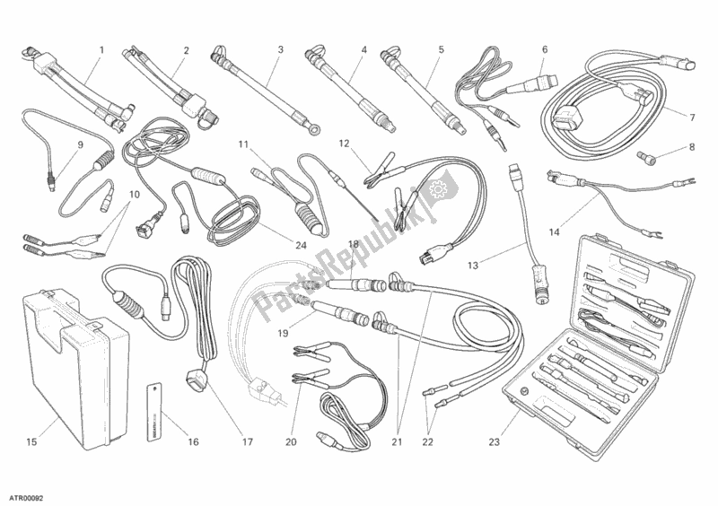 Todas las partes para Instrumento De Control De Presión de Ducati Monster S4 RS 1000 2007