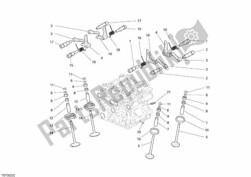 Tutte le parti per il Albero A Camme del Ducati Monster S4 RS 1000 2008