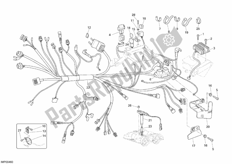 Todas las partes para Arnés De Cableado de Ducati Monster S4 RS 1000 2008