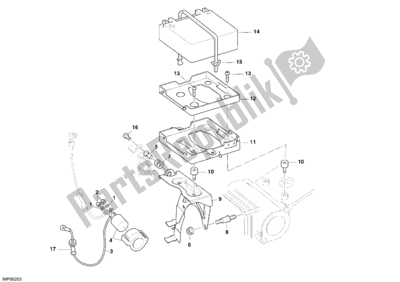 Tutte le parti per il Batteria del Ducati Monster S4 R 996 2005