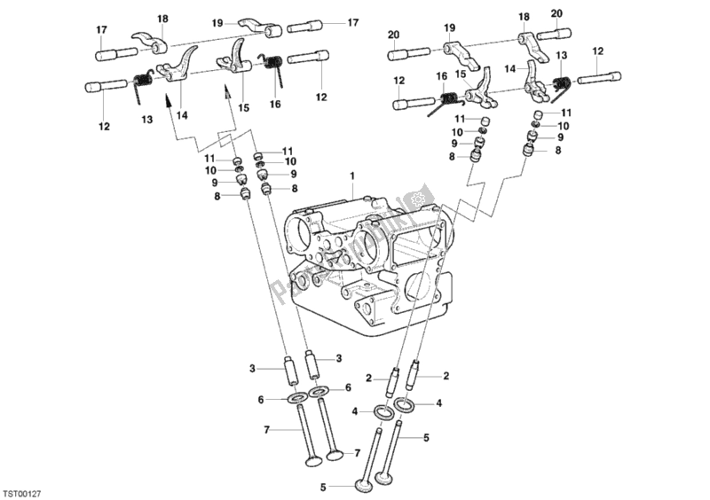 Todas las partes para Válvula de Ducati Monster S4 R 996 2005