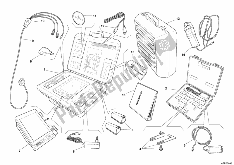 Tutte le parti per il Controllare I Dds Dello Strumento del Ducati Monster S4 R 996 2006