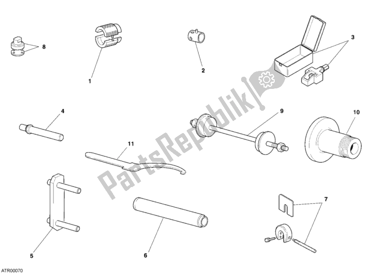 All parts for the Workshop Service Tools, Frame of the Ducati Monster S4 R 996 2006