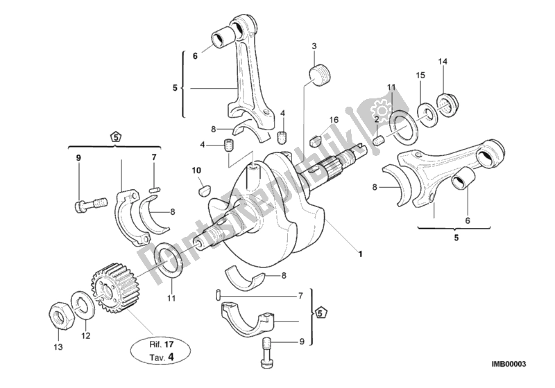 Wszystkie części do Wa? Korbowy Ducati Monster S4 916 2001