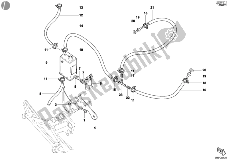 Alle onderdelen voor de Filterbus Vs. Van de Ducati Monster S4 916 2002