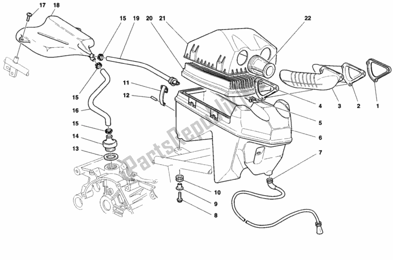 Toutes les pièces pour le Admission du Ducati Sport ST2 944 1997