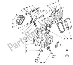 Vertical cylinder head