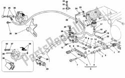 Rear brake system