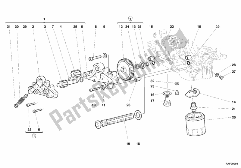 Todas las partes para Bomba De Aceite - Filtro de Ducati Sport ST2 944 1999