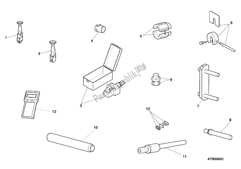 All parts for the Workshop Service Tools, Frame of the Ducati Sport ST2 944 1999