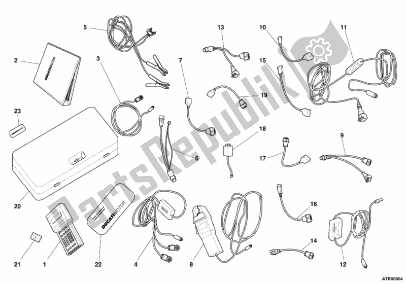 Todas las partes para Comprobar La Matesis Del Instrumento de Ducati Sport ST2 944 2000
