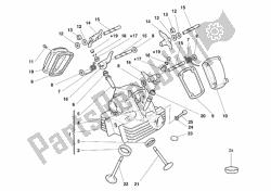 Vertical cylinder head