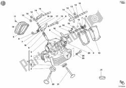 Vertical cylinder head