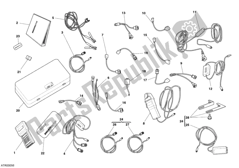 Todas las partes para Comprobar La Matesis Del Instrumento de Ducati Sport ST2 944 2003