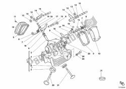 Vertical cylinder head