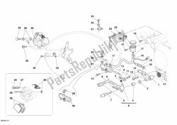 Rear brake system