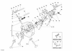 Vertical cylinder head