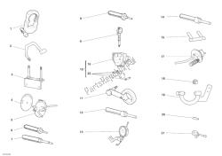 001 - ferramentas de serviço de oficina, motor