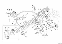 Rear brake system