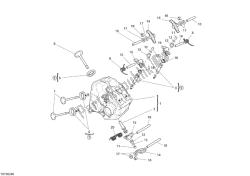 Horizontal cylinder head