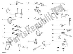 attrezzi di servizio dell'officina, motore