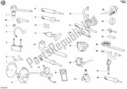 attrezzi di servizio dell'officina, motore