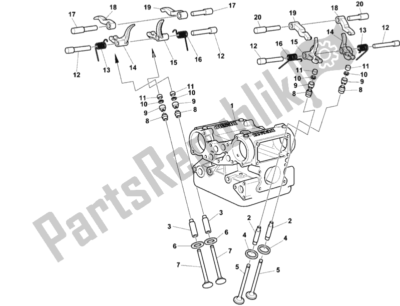 Tutte le parti per il 013 - Albero A Camme del Ducati Sport ST4 916 1999