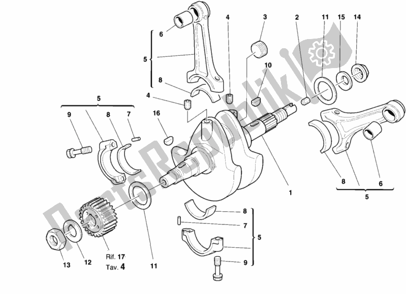 Wszystkie części do Wa? Korbowy Ducati Sport ST4 916 1999